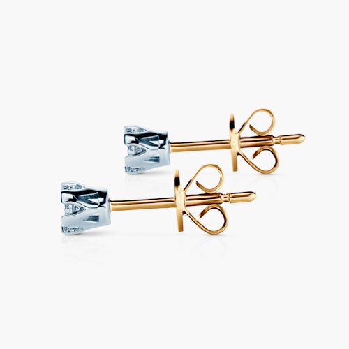 Kolczyki Savicki: złote, diamenty